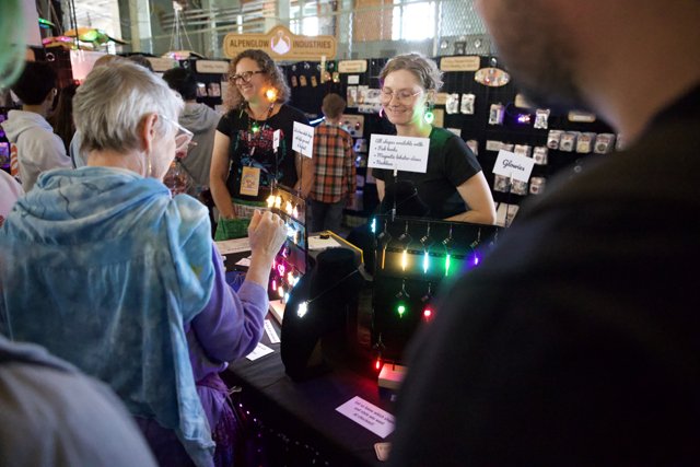 Illuminating Creations at Maker Faire 2025