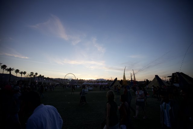 Sunset Festivities at Coachella