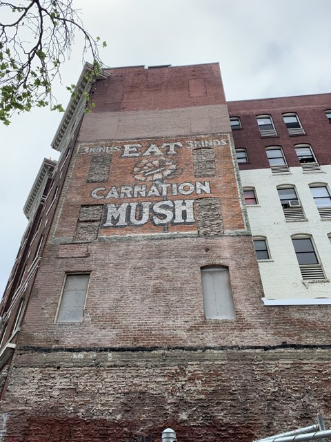 Unusual Advertisement on a San Francisco Building