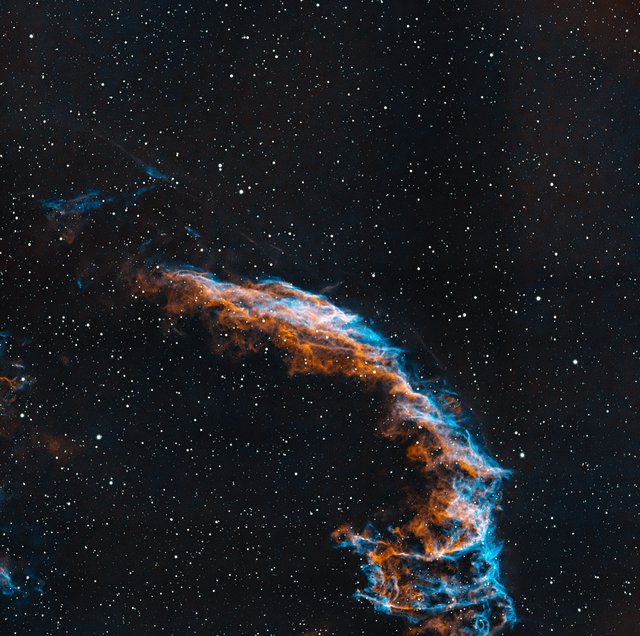 The Eastern Veil Nebula: Supernova Remnant in Cygnus