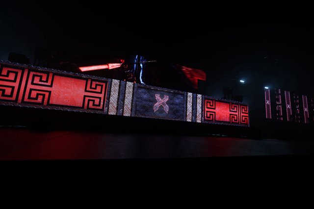 Red and Black DJ Stage at Wobbleland 2026
