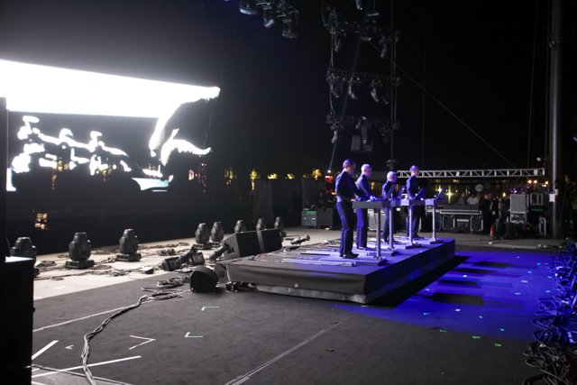 Group Performance on Stage at Coachella 2008