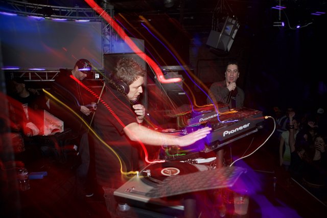 The DJ Shaking The Club Up