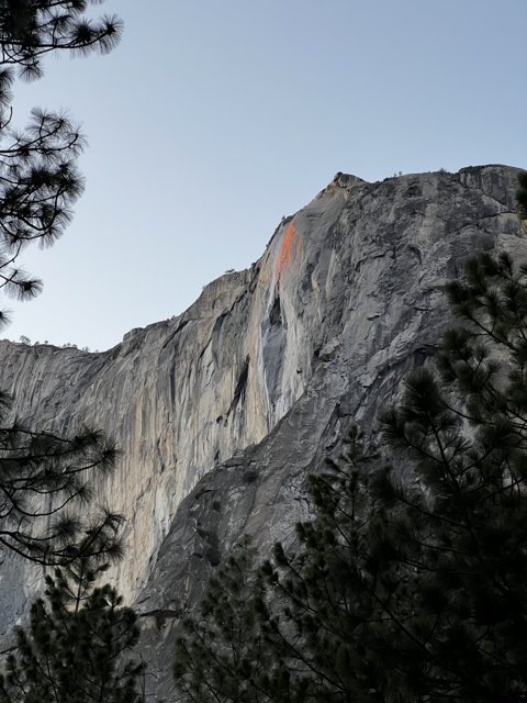Red Rock Face in Yosemite