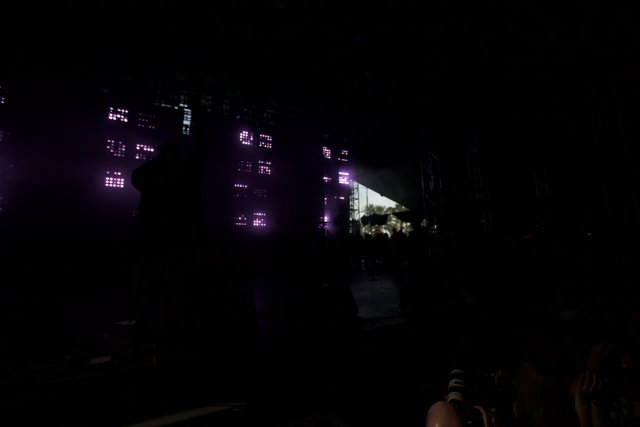 Purple Stage Lights at Coachella
