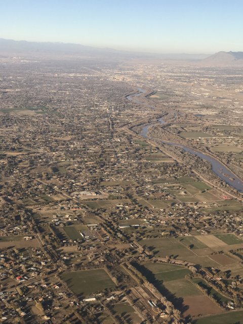 A Bird’s Eye View of Albuquerque’s Cityscape