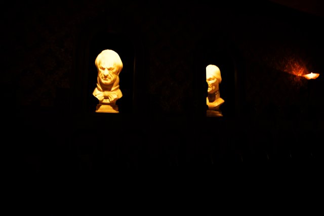 Mysterious Faces in the Crypt