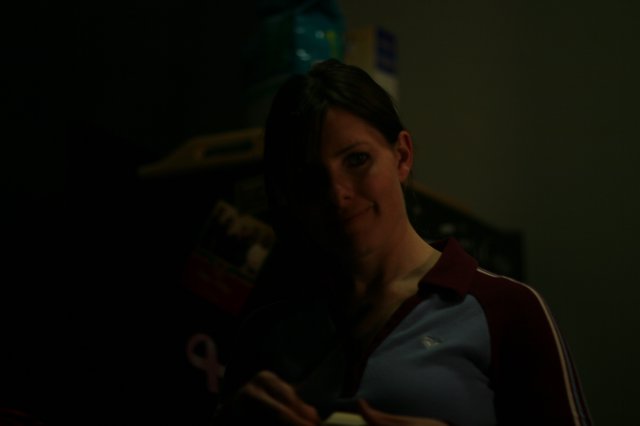 Penelope in Dim Light, Quiet Evening Moment