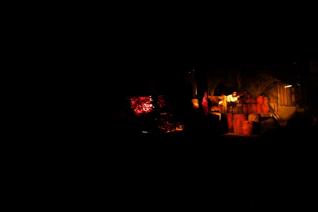 Enigmatic Flames in the Disneyland Darkness