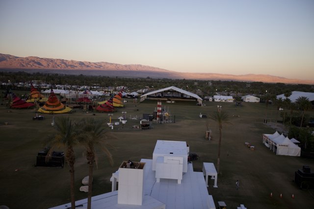 Desert Festival Stage and Tents