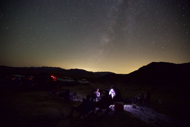 Stargazing Around the Campfire