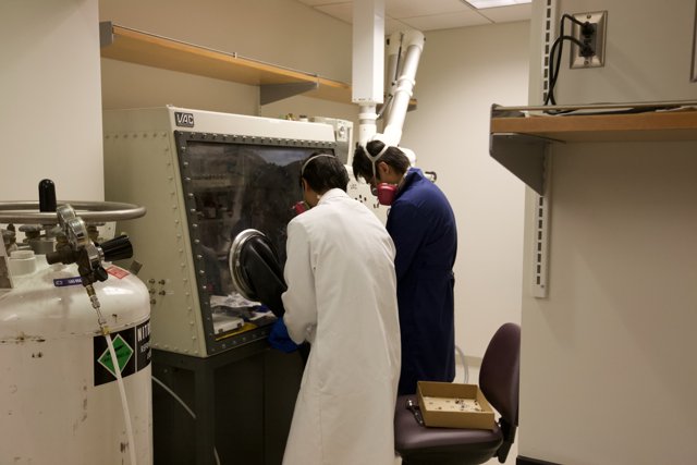 Lab Coats and Gloves in a Clinical Environment