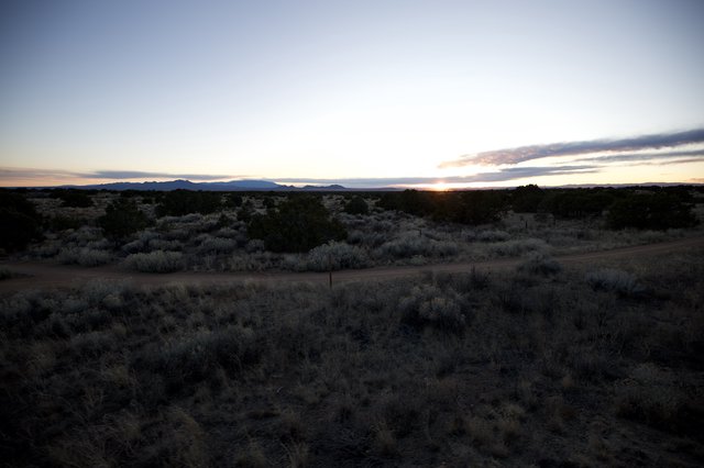 Desert Twilight Over the New Mexico High Country