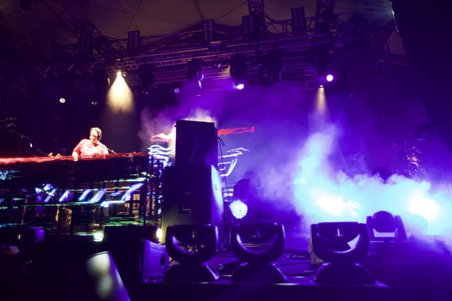 Purple Haze: DJ Rocks Coachella Stage