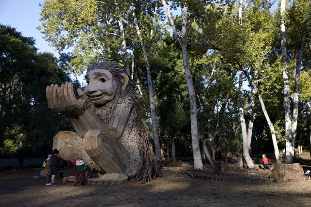 Whimsical Woodland Encounter