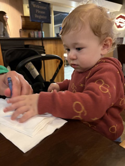Little Artist at Work
