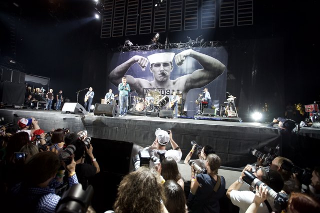 Morrissey Rocks Coachella 2009 Stage with Amon Göth