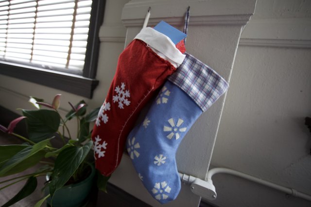 Christmas Stockings on Display