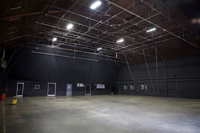 The Hangar's Illuminated Void