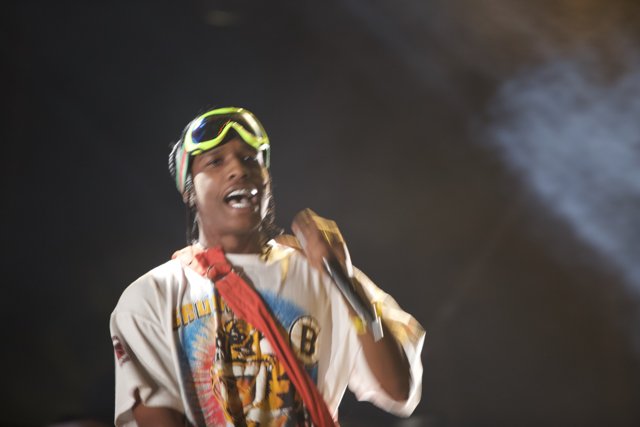 A$AP Rocky Rocks the Stage in Goggles