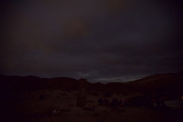 Majestic Night Sky on Desert Plateau