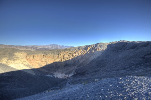 Majestic Crater in the Heart of the Desert