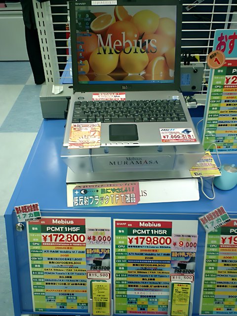 Laptop at the Supermarket