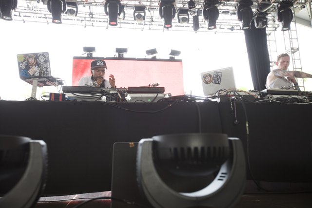 DJ Craze and Craze working their magic at Coachella