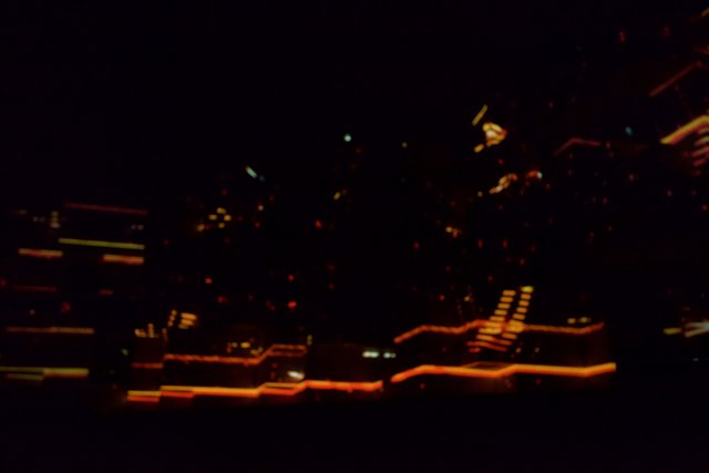 Blurry Metropolis Nightscape