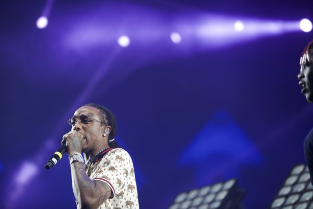 Lil Wayne Lights Up the Stage at iHeart Radio Music Festival