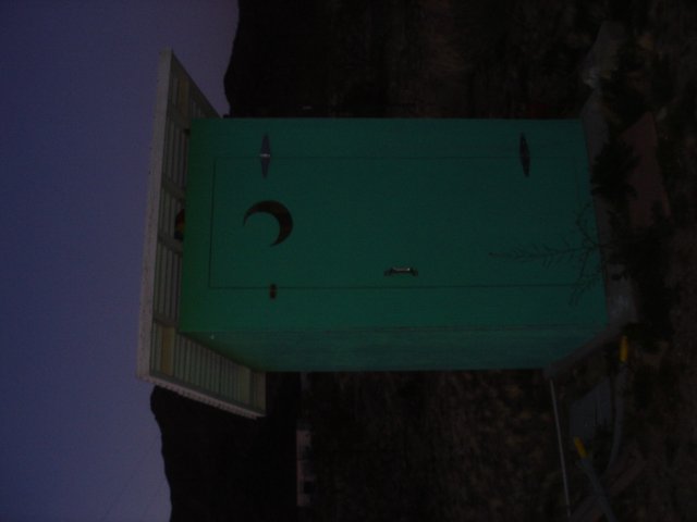 Crescent Moon Outhouse