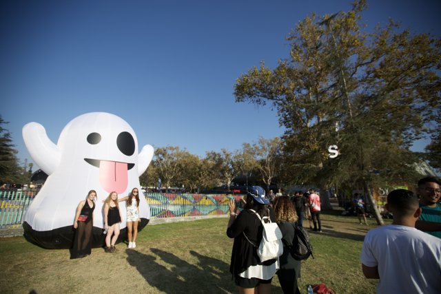 Hauntingly Fun Inflatable Ghost
