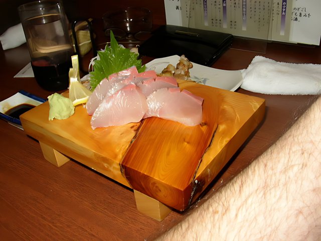 Fresh Salmon on a Wooden Cutting Board