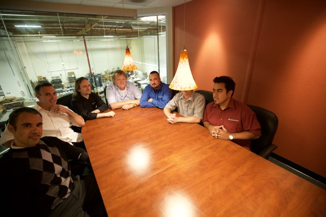 Office Meeting of 7 Men