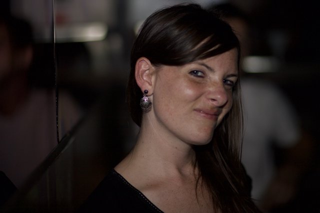 Candid Portrait of Penelope in Dim Evening Light