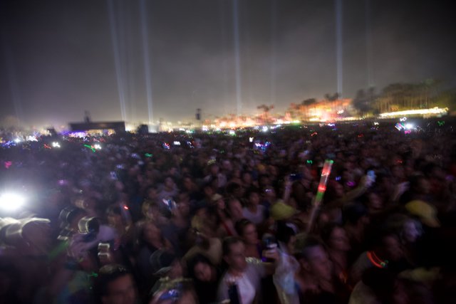 Lights and the Beat of the Crowd at Coachella 2011