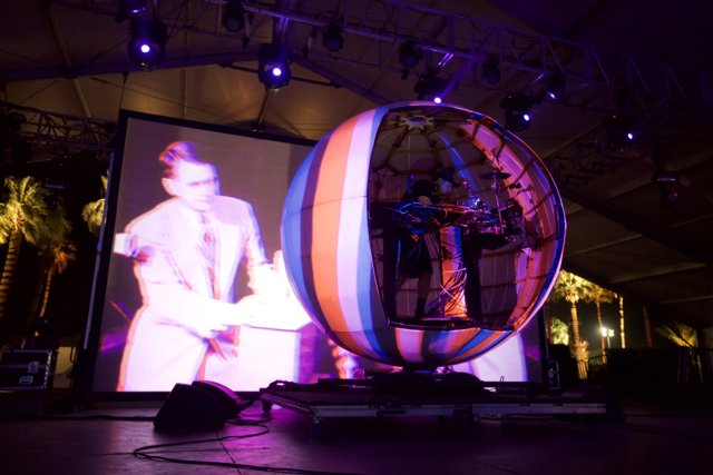 Man in a Sphere Performance