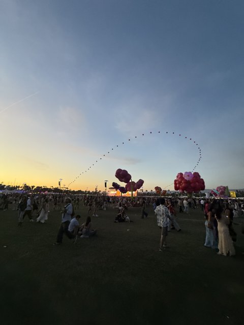 Festival Vibes at Dusk