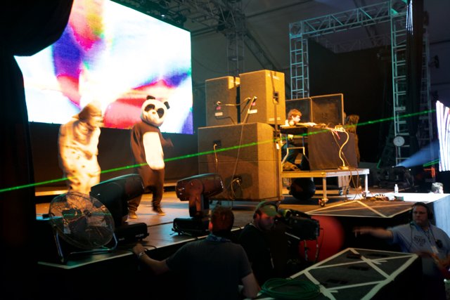 Panda Man Takes the Stage