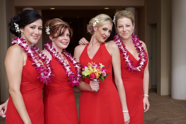 The Red Bridesmaids of Hawaii