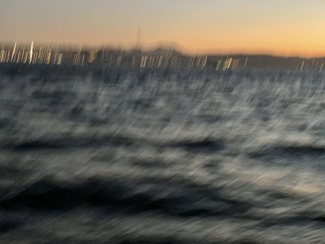California Sunset on San Francisco Bay