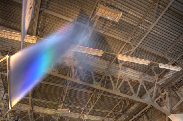 Suspended Rainbow at the Factory