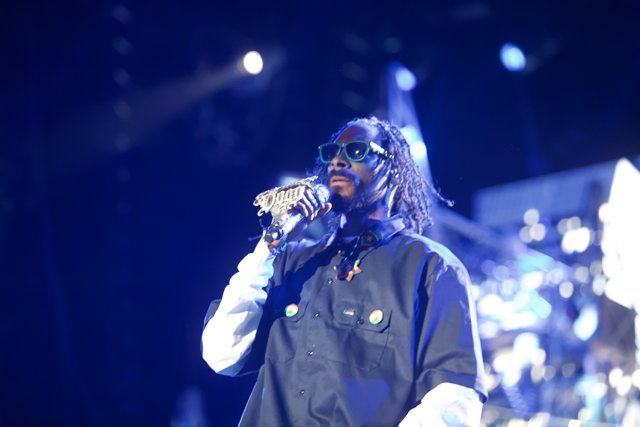 Snoop Dogg Rocking the Stage at 2012 Grammy Awards
