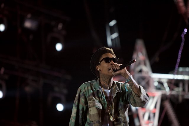Wiz Khalifa Rocks the Stage at Coachella 2012