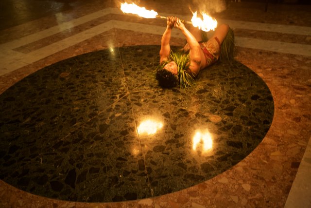 Woman Embracing the Flames