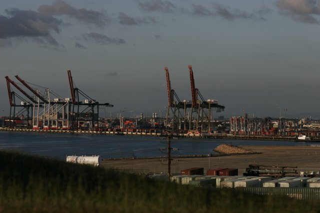 Port of Houston in the Afternoon