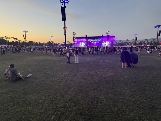 Concert Vibes at Sunset
