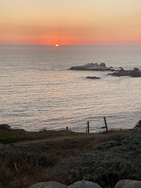 A Breathtaking Ocean Sunset View