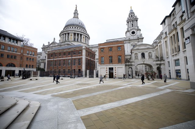 Paternoster Square and St Paul's Cathedral, London
