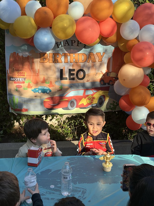 Leo's Racing-Themed Birthday Party Celebration